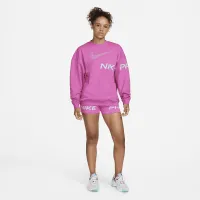 Nike Dri-FIT Get Fit жіноча French Terry Graphic Crew-Neck світшот Pink