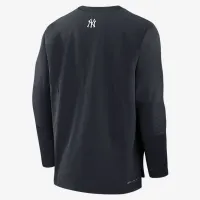New York Yankees Authentic Collection Player чоловічі Nike Dri-FIT MLB Pullover світшот блакитний