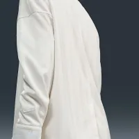 Nike Sportswear женская оверсайз Jacquard Striped Button-Down Shirt цвет коричневый