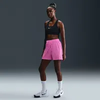 Nike Essential женская Dri-FIT Mesh баскетбольные шорты Pink