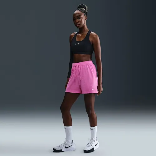 Nike Essential женская Dri-FIT Mesh баскетбольные шорты Pink
