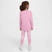 Nike Dri-FIT Little детские Long Sleeve футболка and лосины набор Pink