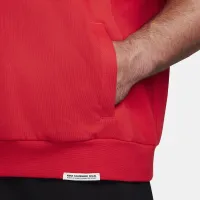 Nike Dri-FIT Standard Issue чоловічі 1/4-Zip Short-Sleeve баскетбольні Top колір червоний