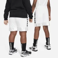 Nike Dri-FIT Elite 23 Big детские (для мальчиков) баскетбольные шорты (Extended Size) цвет белый