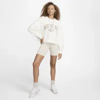 Nike Sportswear Phoenix Fleece женская Over-оверсайз Crew-Neck Graphic свитшот цвет белый