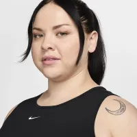 Nike Pro жіноча Dri-FIT Cropped Tank Top (великі розміри) колір чорний