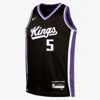De'Aaron Fox Sacramento Kings 2024/25 Icon Edition Big детские Nike NBA Swingman Jersey цвет черный