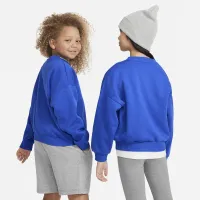 Nike Sportswear Icon Fleece Big детские оверсайз свитшот синий