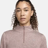Nike Swift Element жіноча UV Protection 1/4-Zip Running Top колір фіолетовий