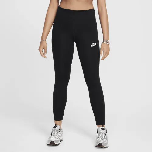 Nike Sportswear Classic Girls' З високою талією лосіни колір чорний