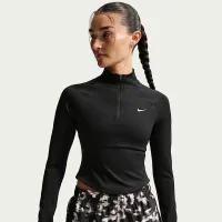 Nike Tempo женская Dri-FIT Fitted 1/2-Zip Running Top цвет черный