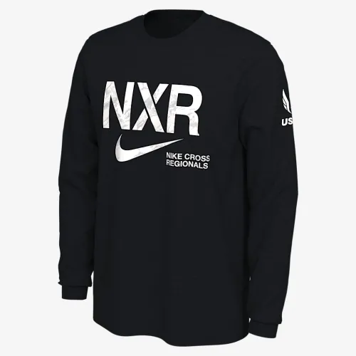 Nike 2025 NXR мужские Long-Sleeve Running футболка цвет черный