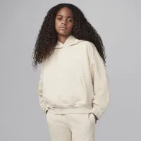 Nike Jordan Brooklyn Essentials Big дитячі Pullover Толстовка з капюшоном колір коричневий