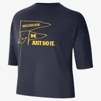 Michigan жіноча Nike College футболка блакитний