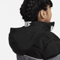 Nike Colorblock Puffer Куртка Little Kids Куртка цвет черный