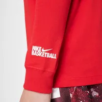 Nike Sportswear Big детские Long-Sleeve футболка цвет красный
