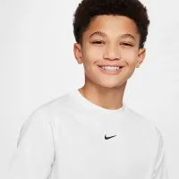 Nike Multi Big детские Dri-FIT Short-Sleeve Top цвет белый