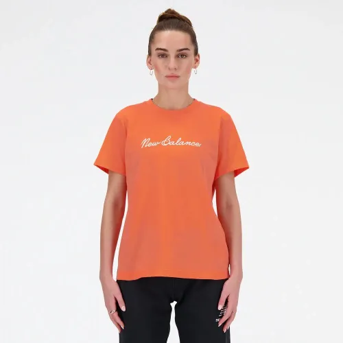 Футболка New Balance WT41909GFR - оранжевая