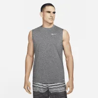 Nike мужские Heatheцвет красный Sleeveless Hydroguard Swim Shirt цвет черный
