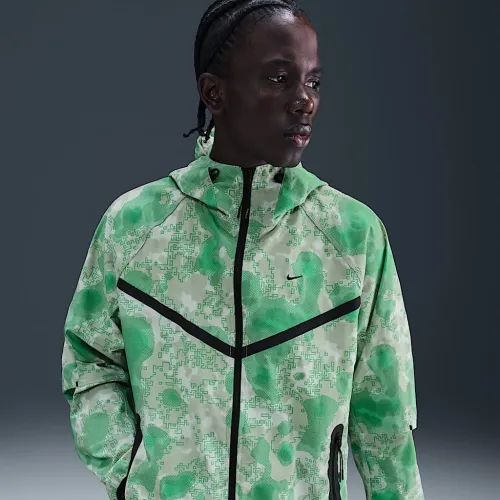 Nike Tech чоловічі Dri-FIT Woven Camo Windrunner оверсайз Куртка колір сірий