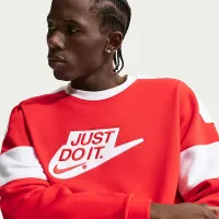 Nike Sportswear Club чоловічі Fleece Crew-Neck світшот колір червоний