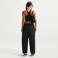 Nike Sportswear женская оверсайз С высокой Талией Woven Pants цвет черный