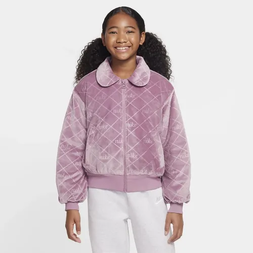 Nike Sportswear Big дитячі (Girls') Куртка колір фіолетовий