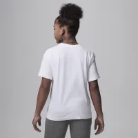 Nike Jordan Fuel Up, Cool Down Big дитячі Liquid Warp футболка колір білий