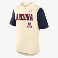 Arizona Wildcats Baseball Script мужские Nike Dri-FIT College Hooded футболка цвет коричневый