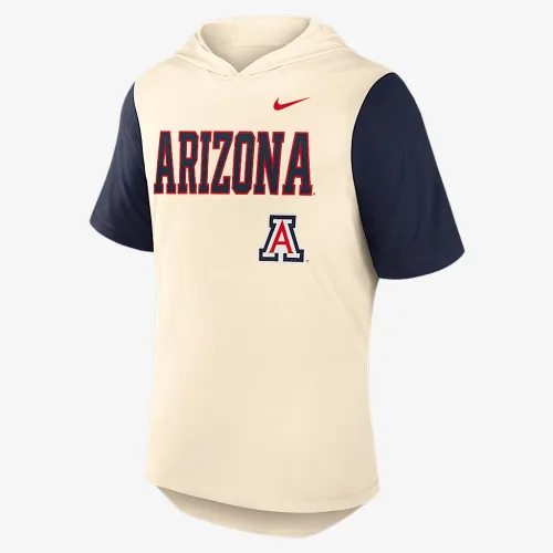 Arizona Wildcats Baseball Script мужские Nike Dri-FIT College Hooded футболка цвет коричневый