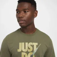 Nike чоловічі Dri-FIT Short-Sleeve Fitness футболка колір зелений