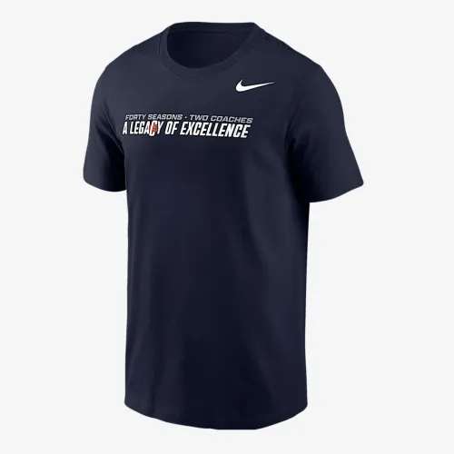 UConn мужские Nike College футболка синий