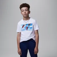 Nike Jordan Big детские In Flight футболка цвет белый
