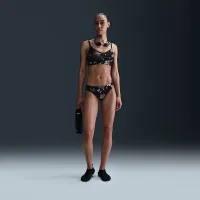 Nike Swim женская V-Neck Midkini цвет черный