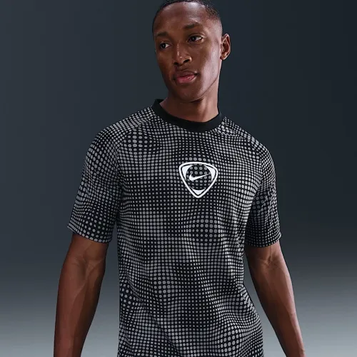 Nike Academy+ чоловічі Dri-FIT Short-Sleeve Soccer Top колір чорний