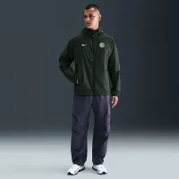 Chelsea FC Tech Windrunner мужские Nike Soccer Woven Full-Zip Куртка цвет зеленый