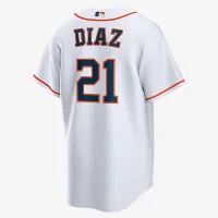 Yainer Diaz Houston Astros чоловічі Nike MLB Replica Jersey колір білий