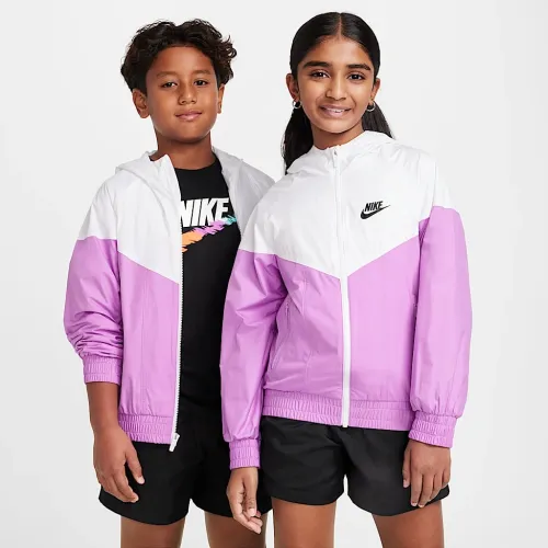 Nike Sportswear Windrunner Big детские Hooded Repel Куртка цвет белый