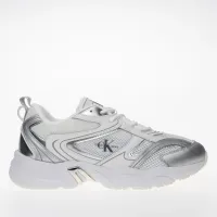 Кросівки Calvin Klein Retro Tennis Low Lace MH ML MR YW0YW01381-01V - біло-сірі