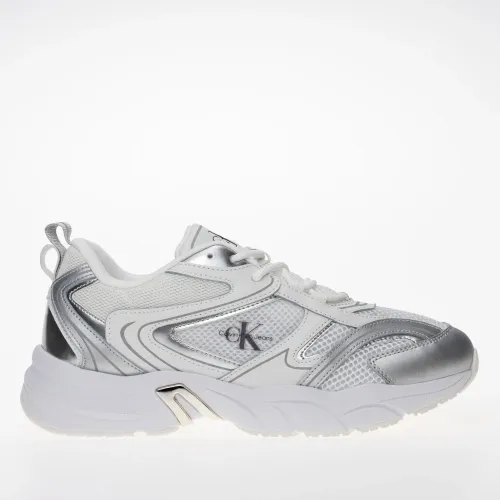 Кросівки Calvin Klein Retro Tennis Low Lace MH ML MR YW0YW01381-01V - біло-сірі