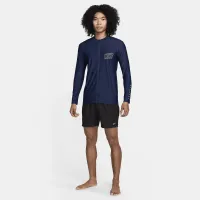 Nike Swim 3-D чоловічі Long-Sleeve Full-Zip Hydroguard блакитний