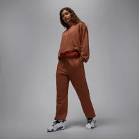 Nike Jordan Sport Crossover жіноча Dri-FIT Fleece Pants колір коричневий