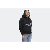 Кофта/футболка adidas Originals Logo Play Толстовка з капюшоном H31323 - Чорна