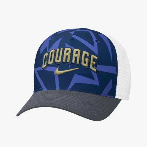North Carolina Courage Nike NWSL Trucker Cap колір білий