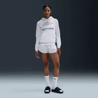 Nike женская Weightlifting Pullover Толстовка с капюшоном цвет белый