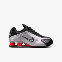 Nike Shox R4 Big детские Кроссовки цвет серый