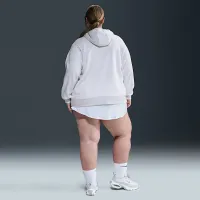 Nike Sportswear Club Fleece жіноча Full-Zip Толстовка з капюшоном (великі розміри) колір коричневий