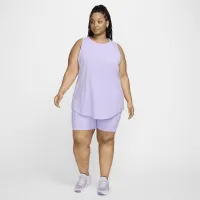 Nike Dri-FIT женская Tank (большие размеры) цвет фиолетовый