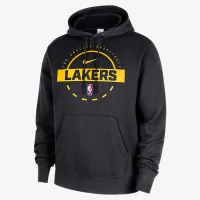 Los Angeles Lakers Club чоловічі Nike NBA Practice Pullover Толстовка з капюшоном колір чорний