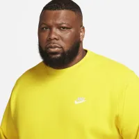 Nike Sportswear Club Fleece чоловічі Crew Yellow